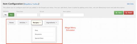 How to Configure TB Mega Menu .